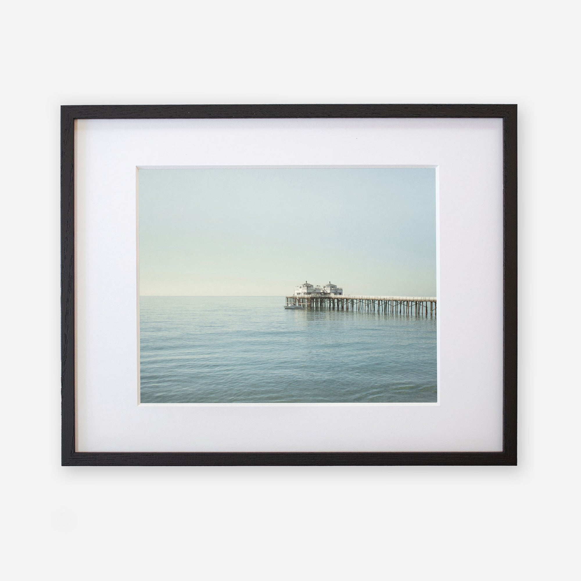 Black oak frame with matting
