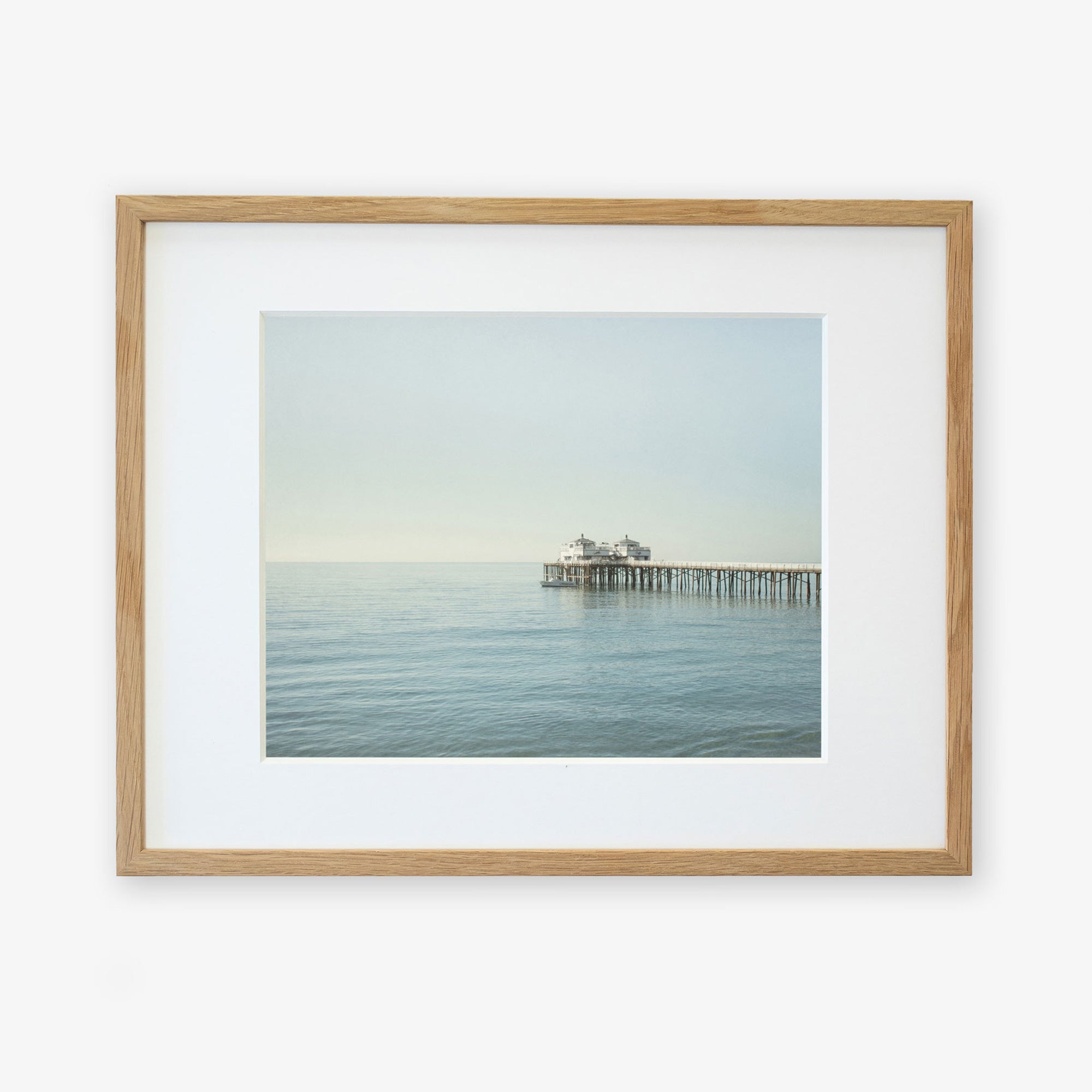 Natural oak frame with matting