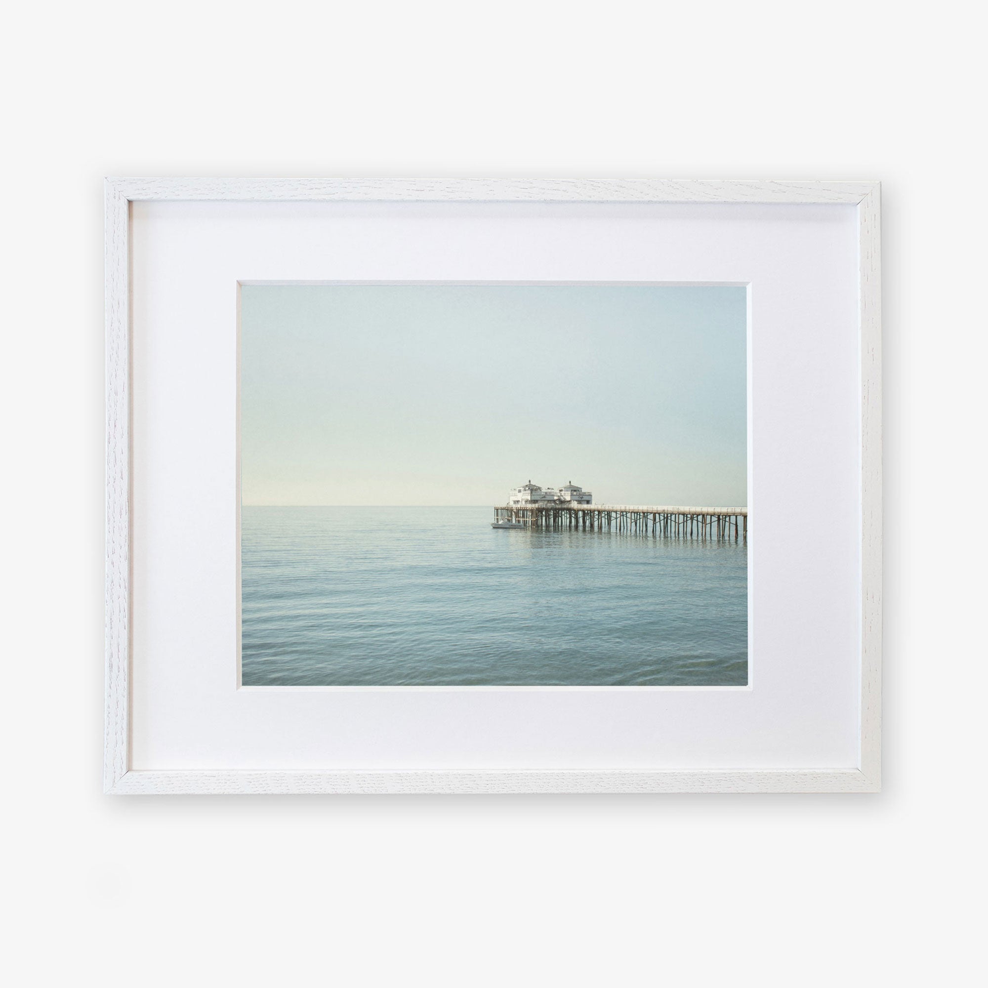 White oak frame with matting
