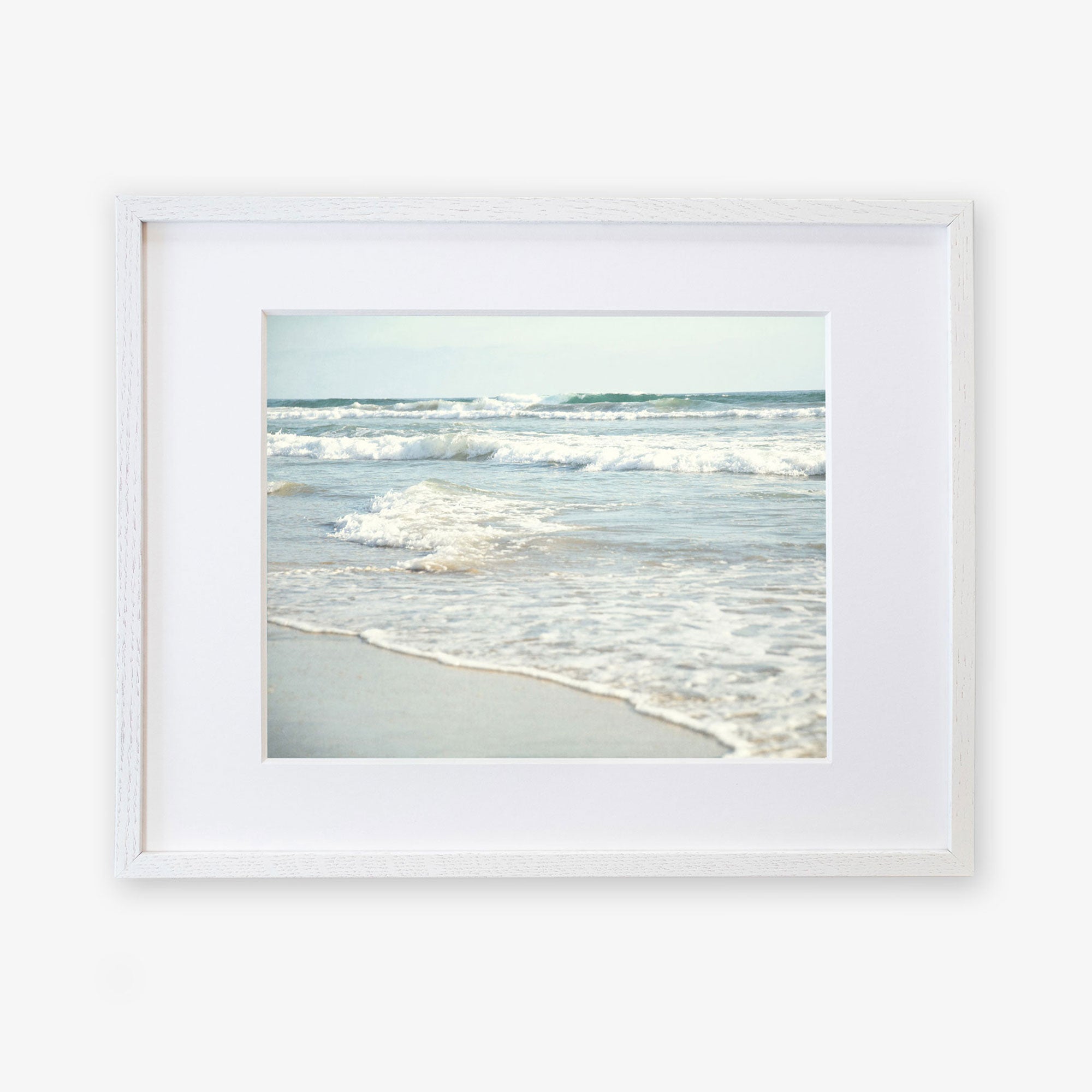 White oak frame with matting