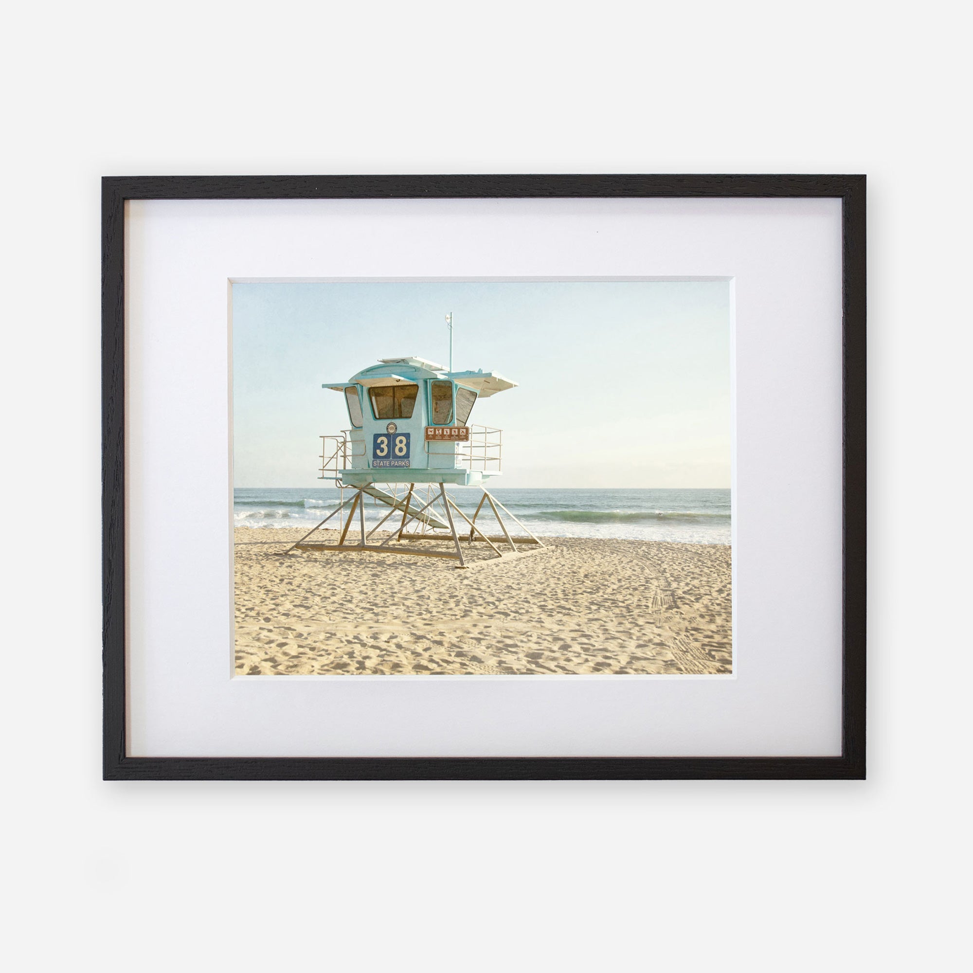Black oak frame with matting