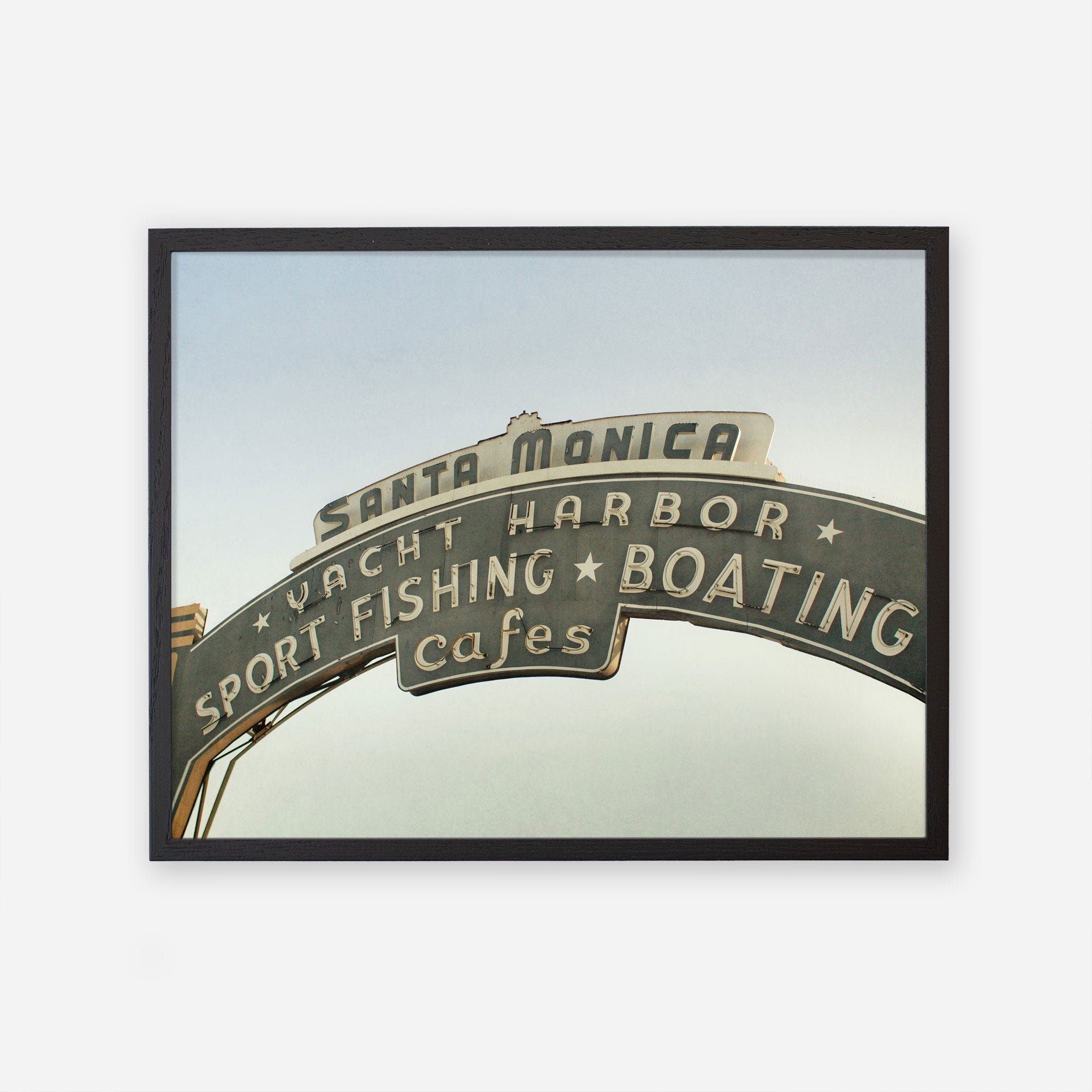 Black oak frame without matting