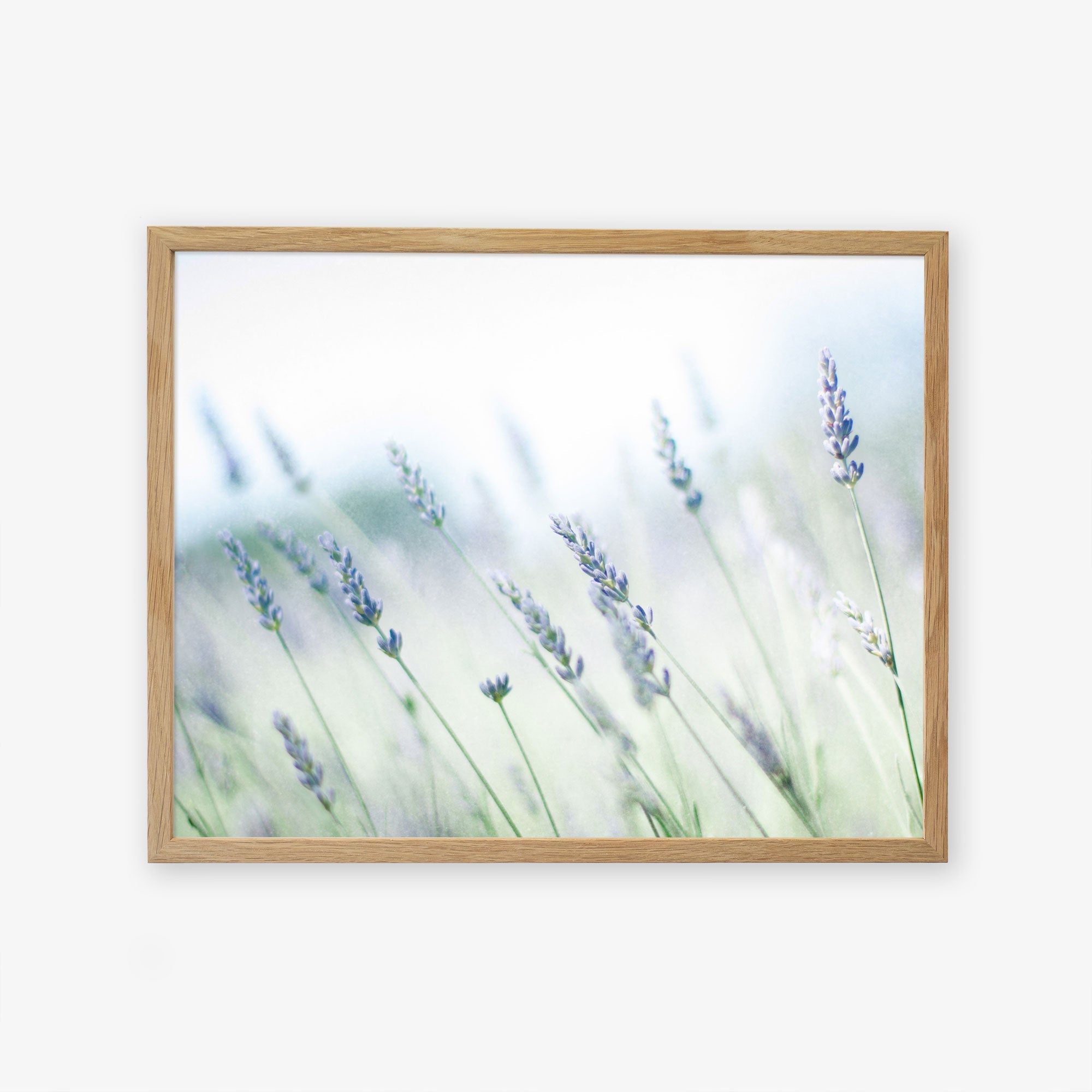 Natural oak frame without matting