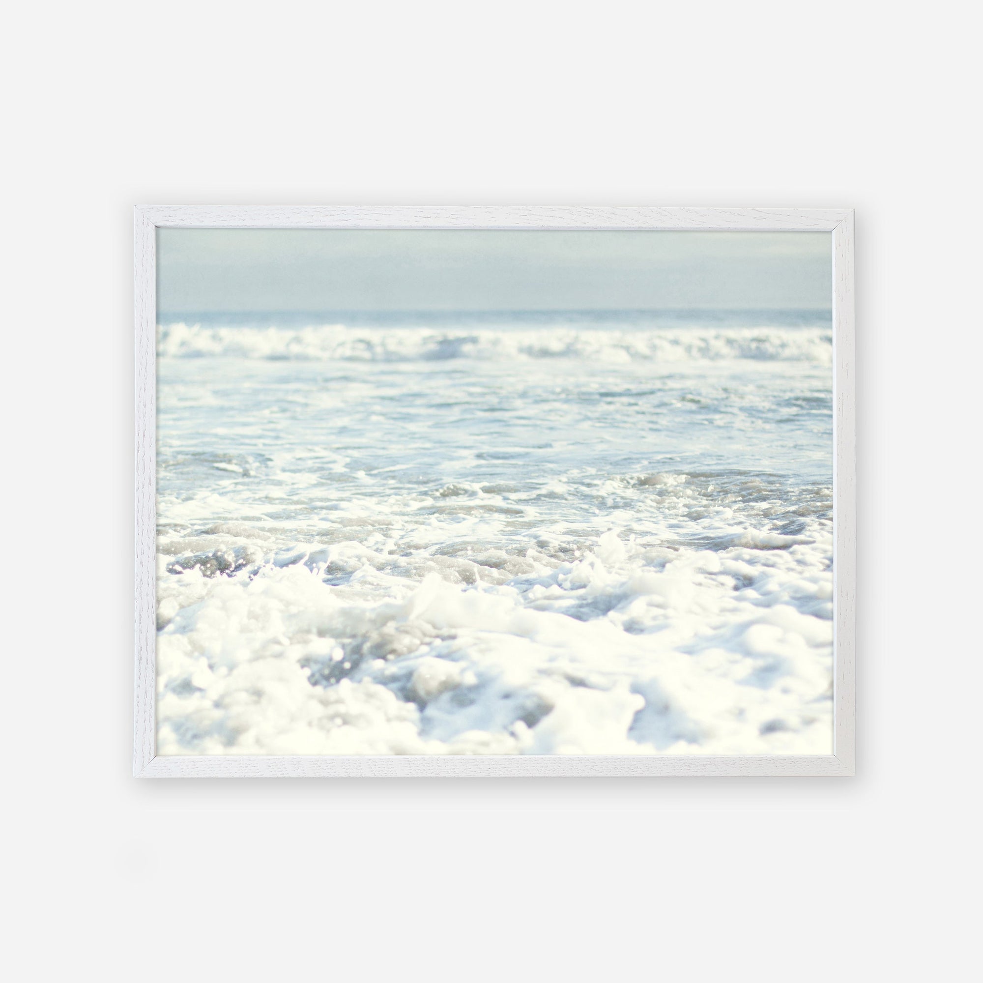 White oak frame without matting