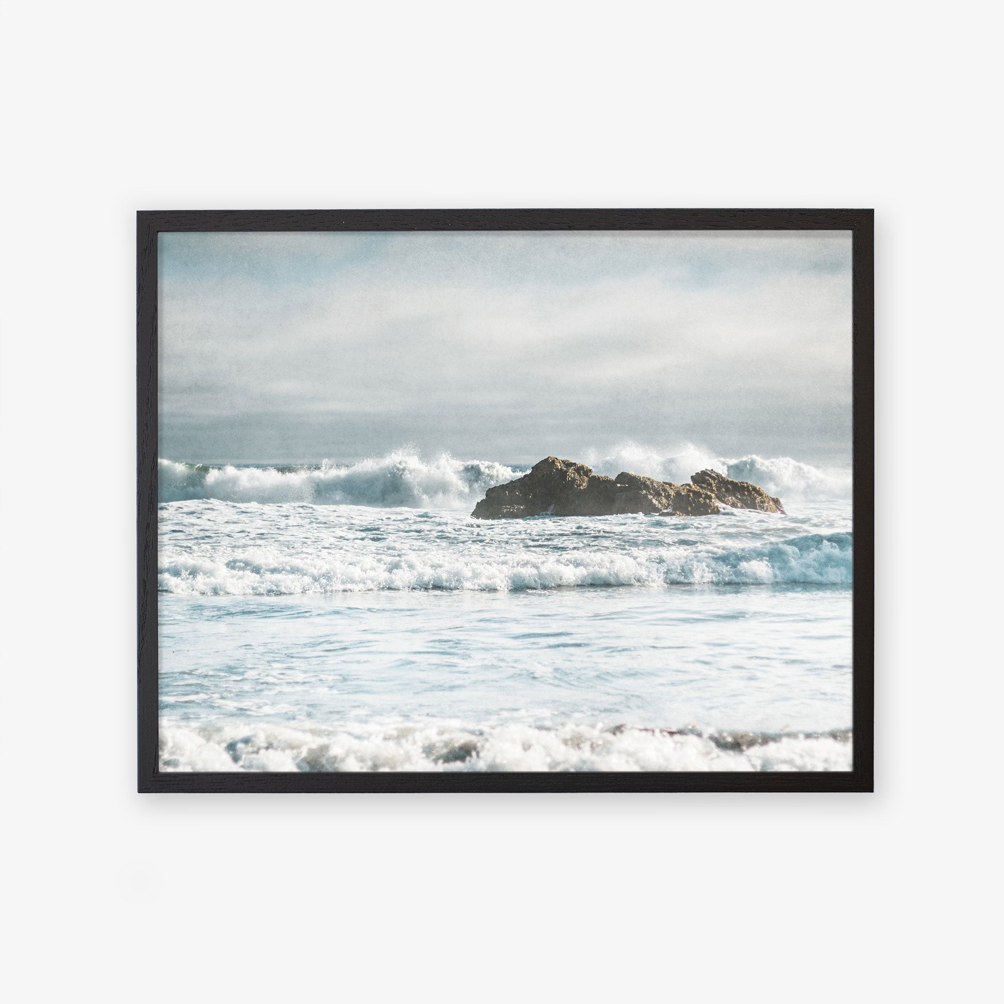 Black oak frame without matting