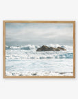 Natural oak frame without matting