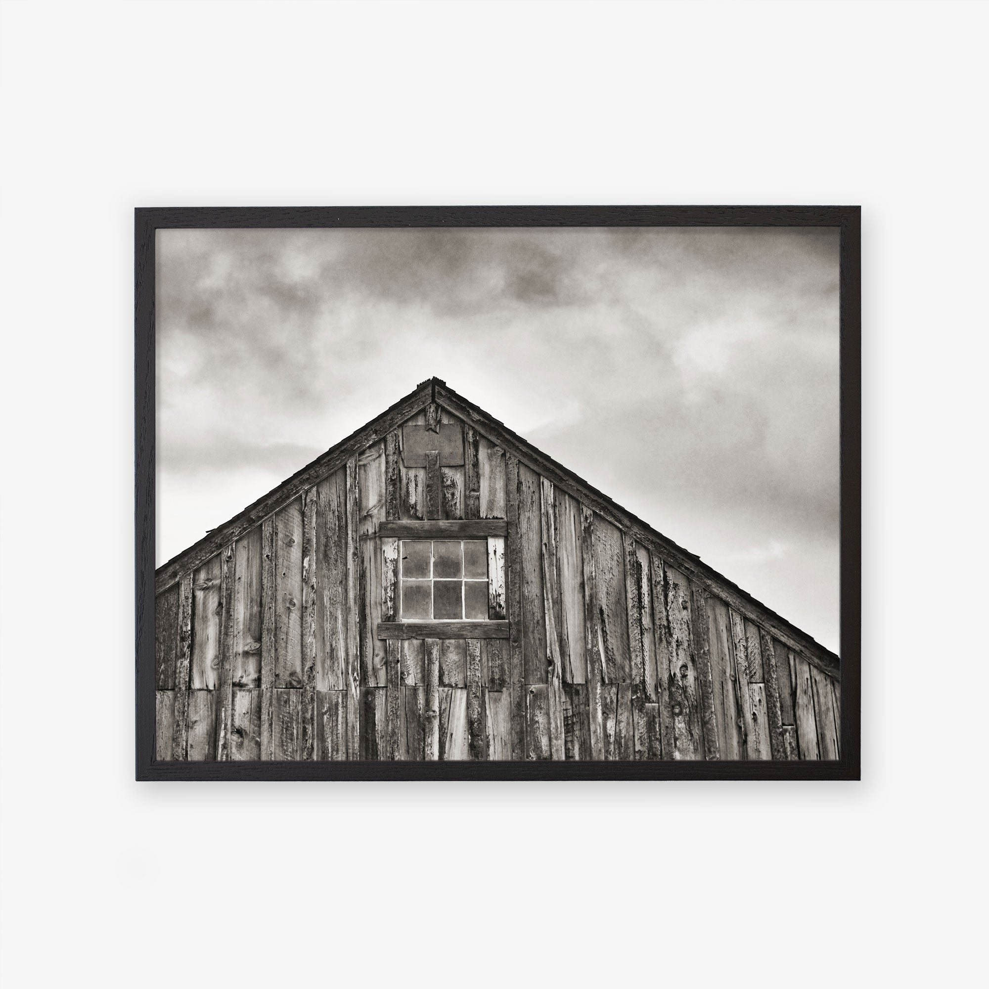 Black oak frame without matting