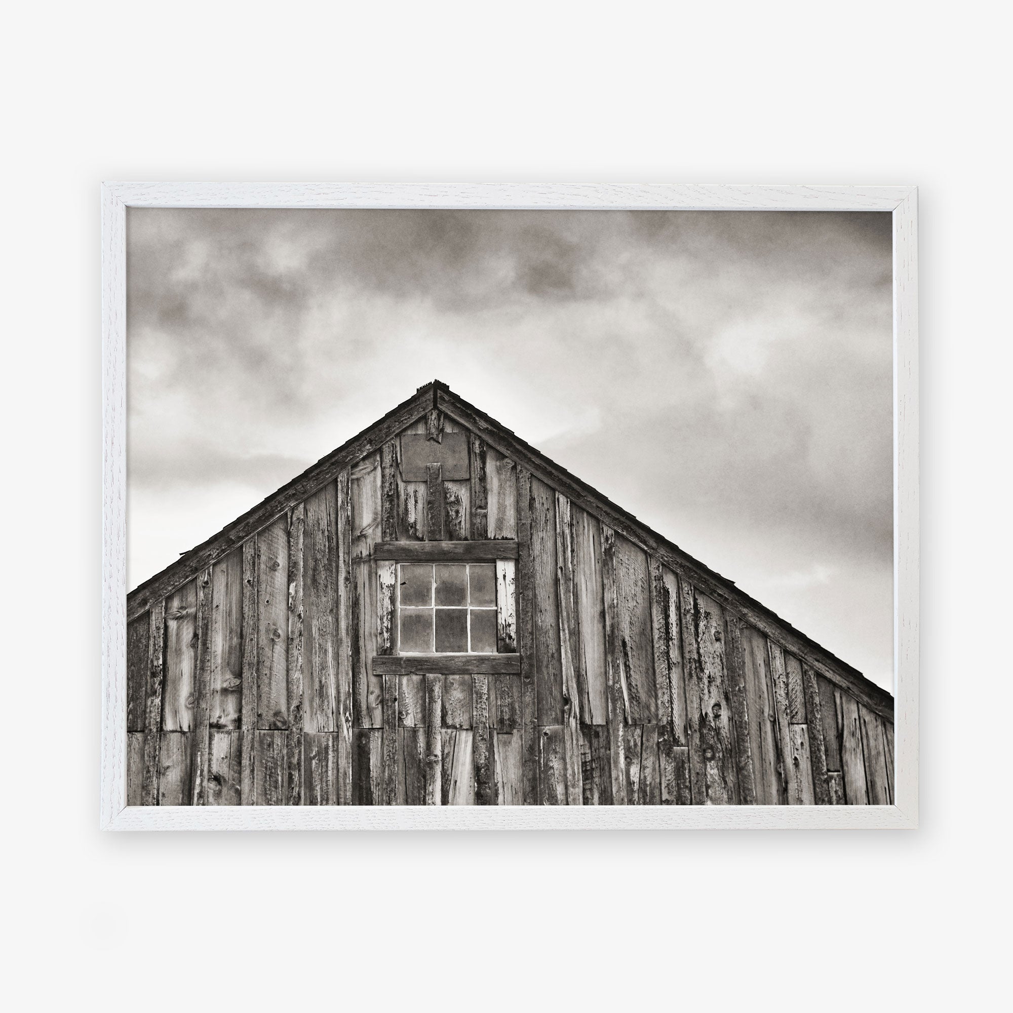 White oak frame without matting