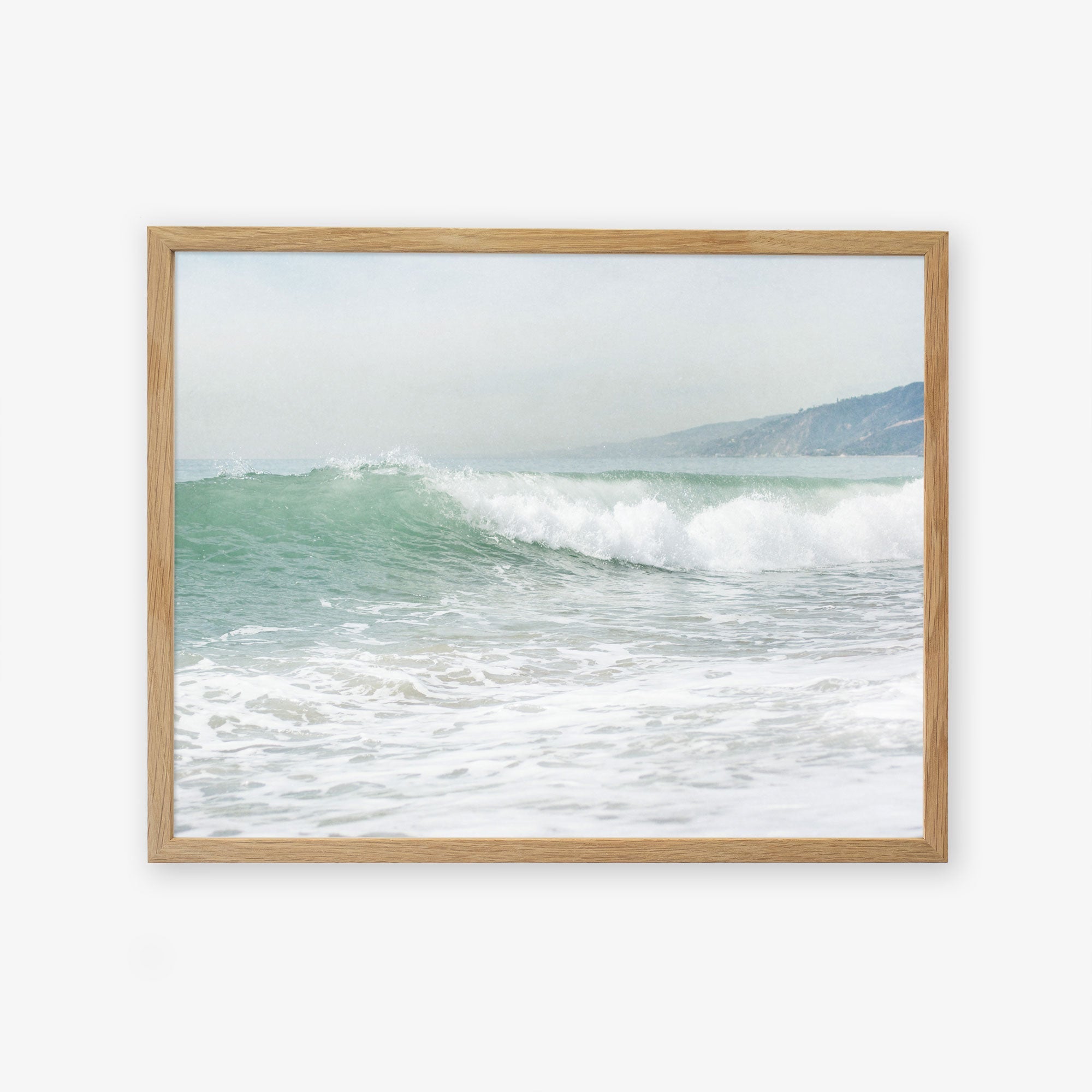 Natural oak frame without matting