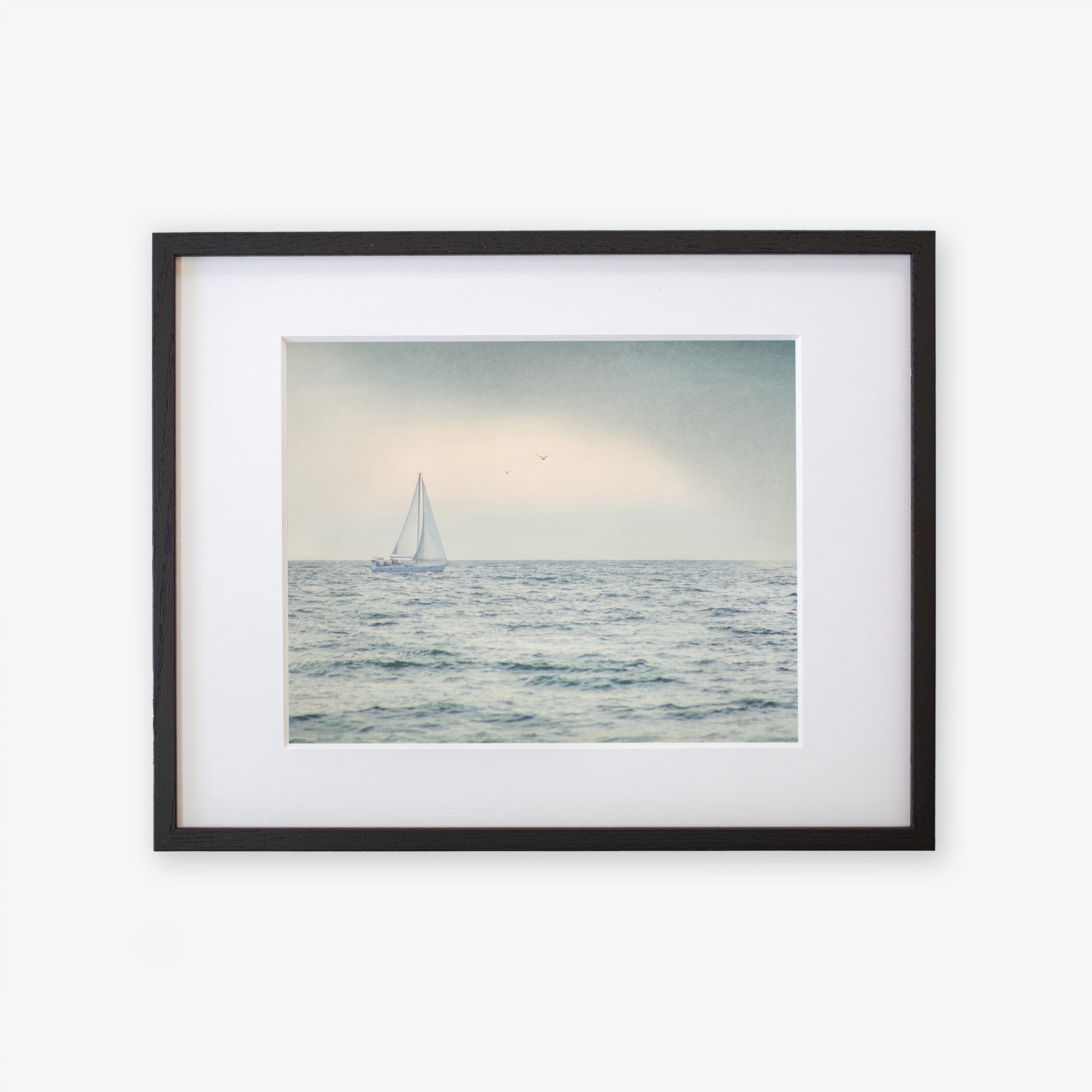 Black oak frame without matting