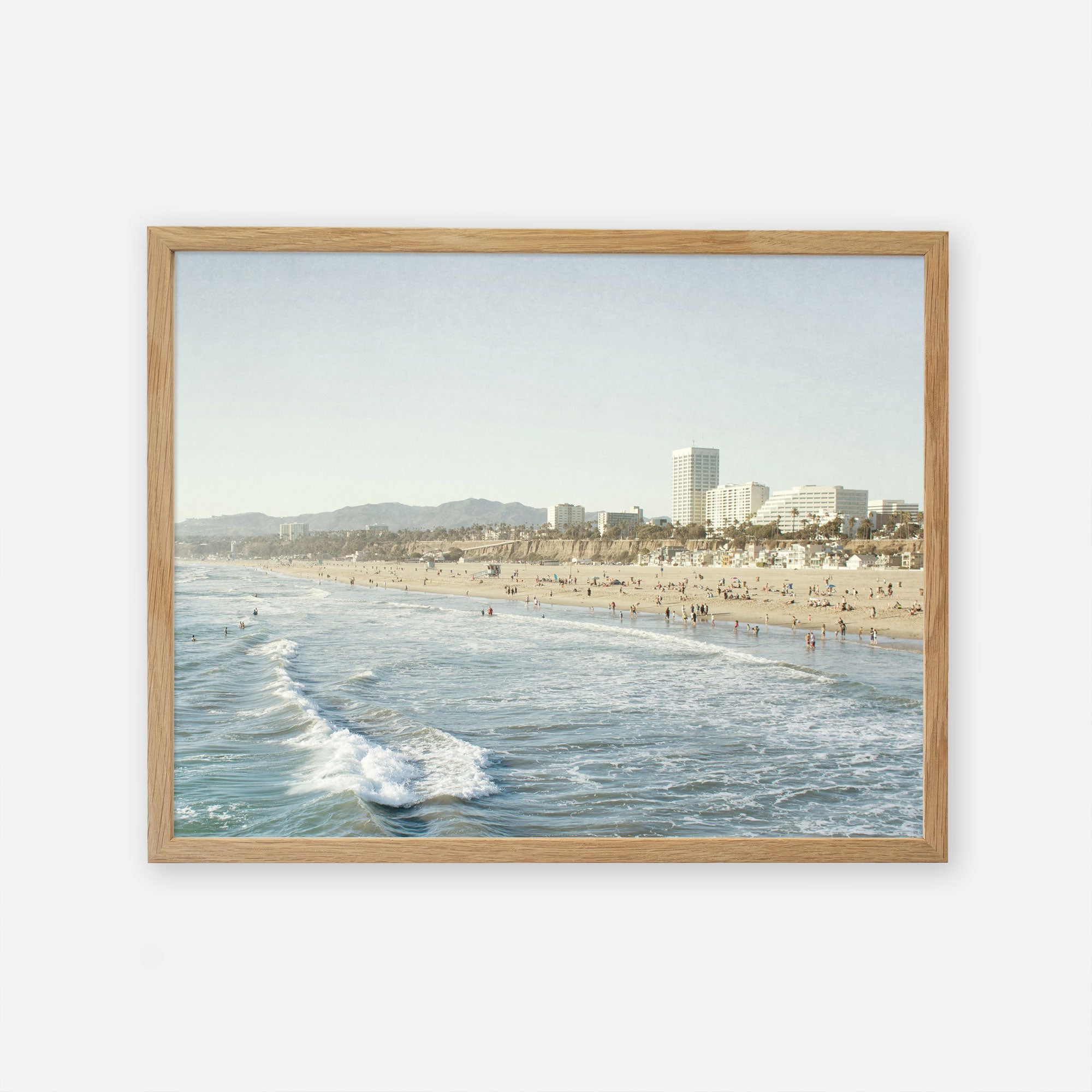 Natural oak frame without matting