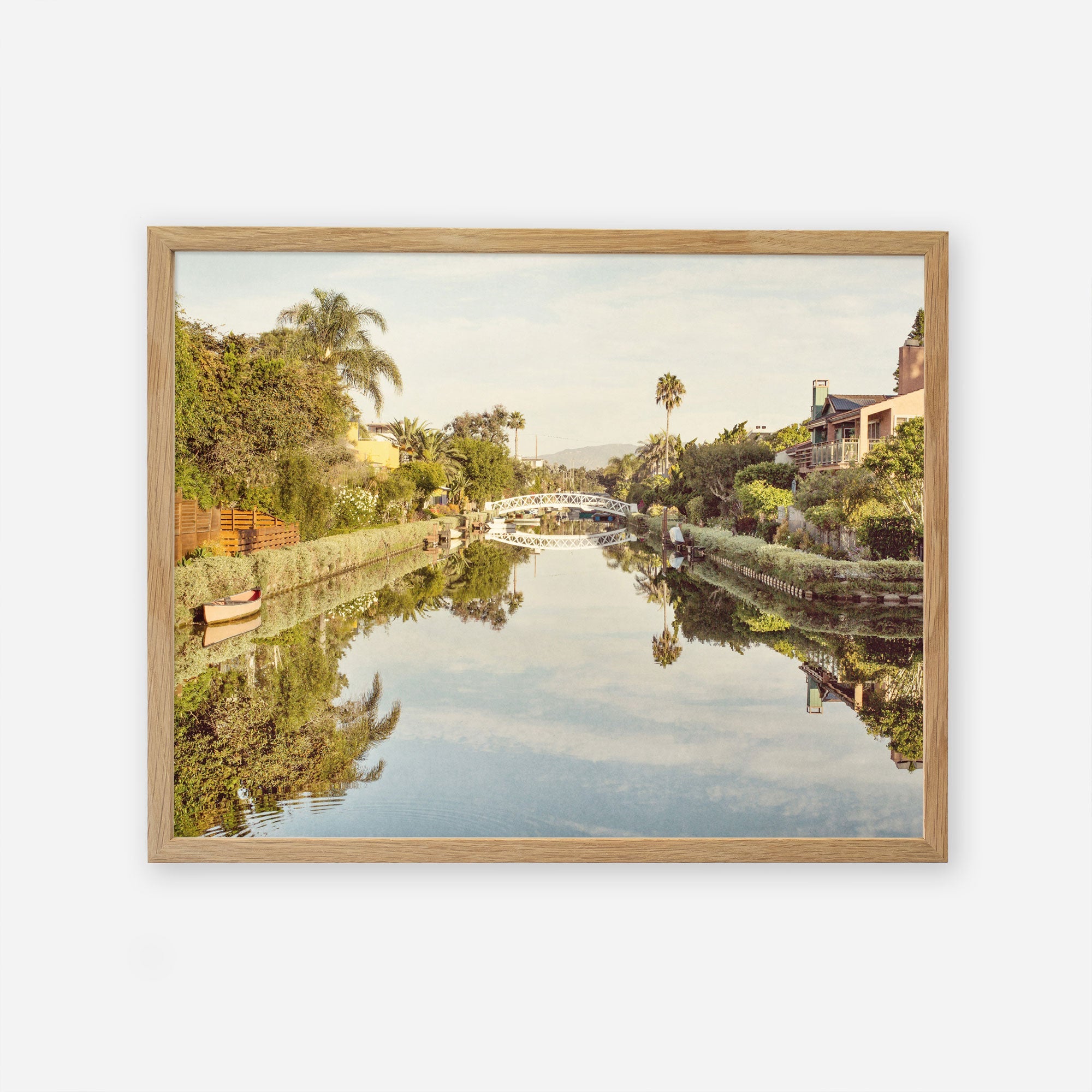 Natural oak frame without matting