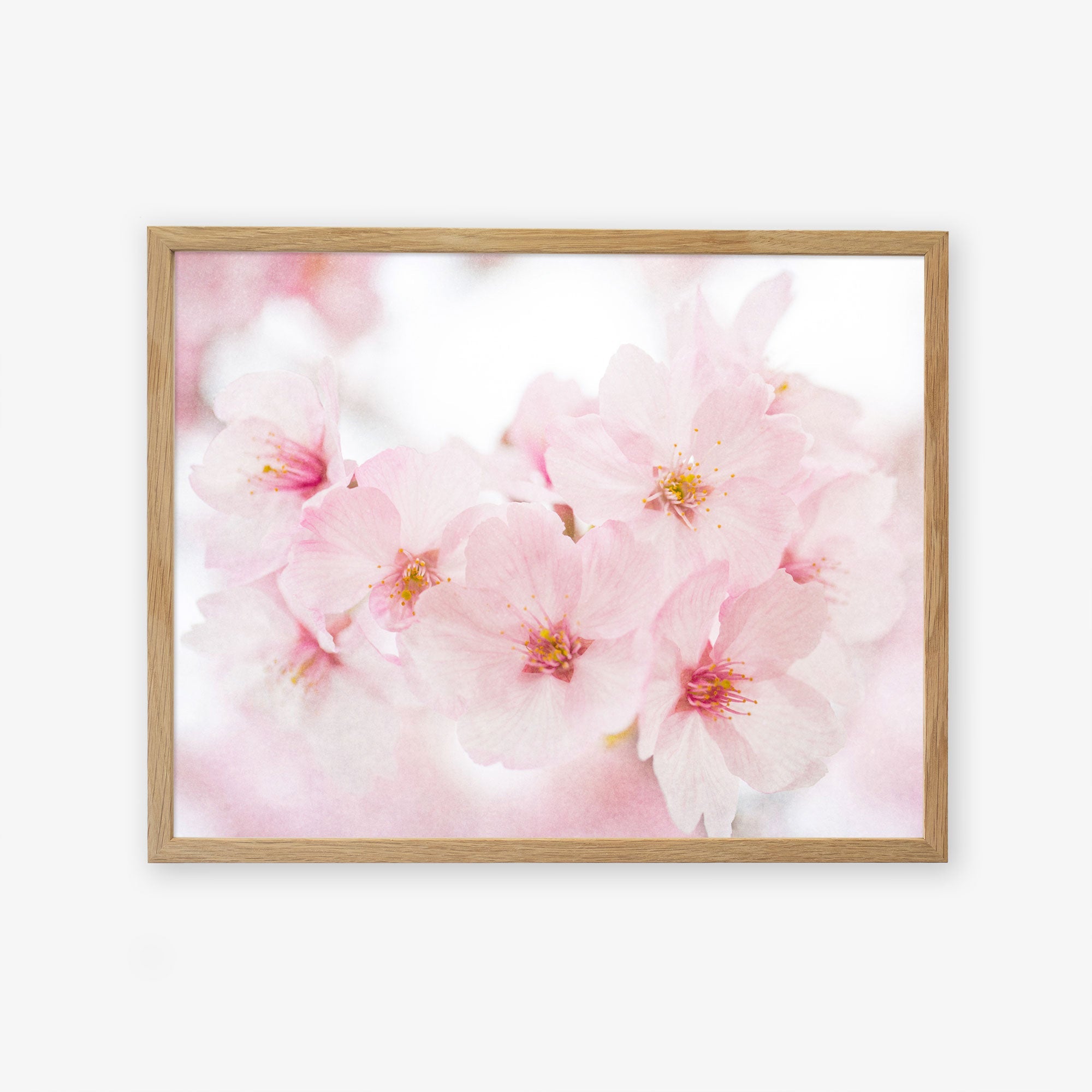 Natural oak frame without matting