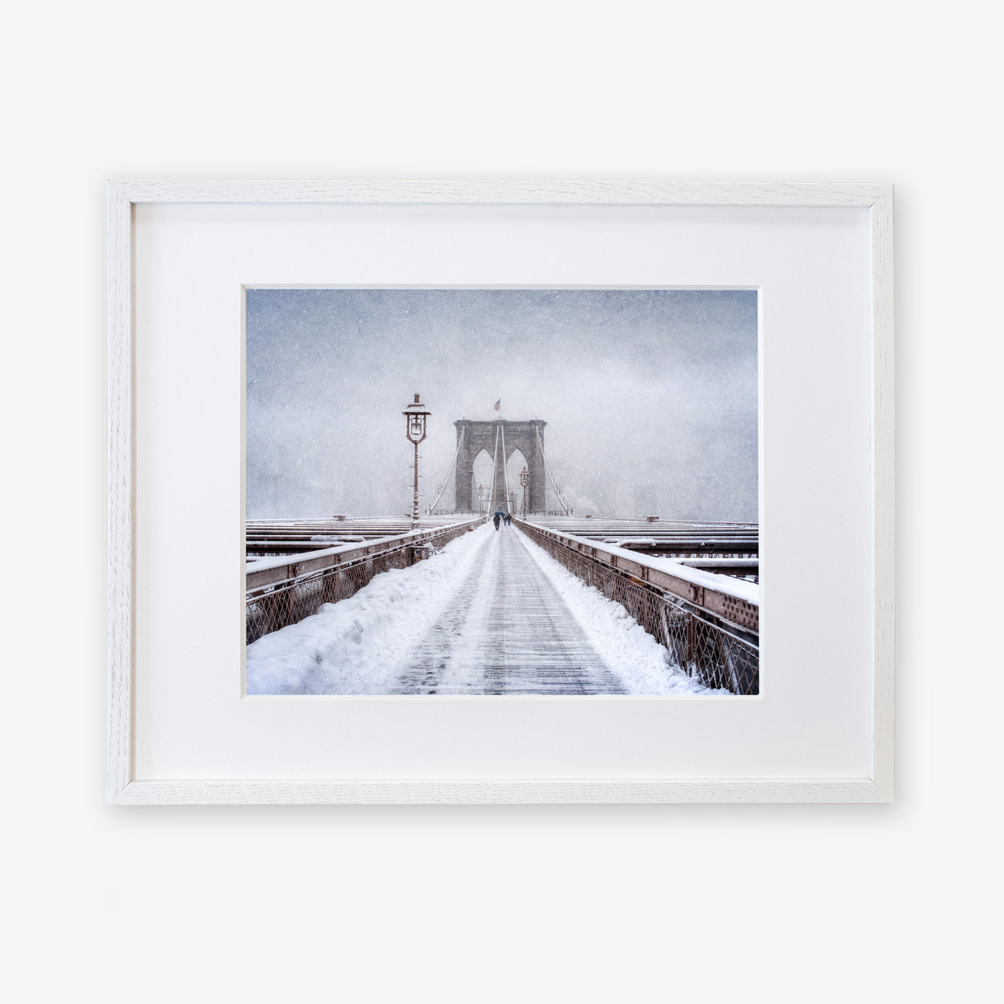 White oak frame without matting