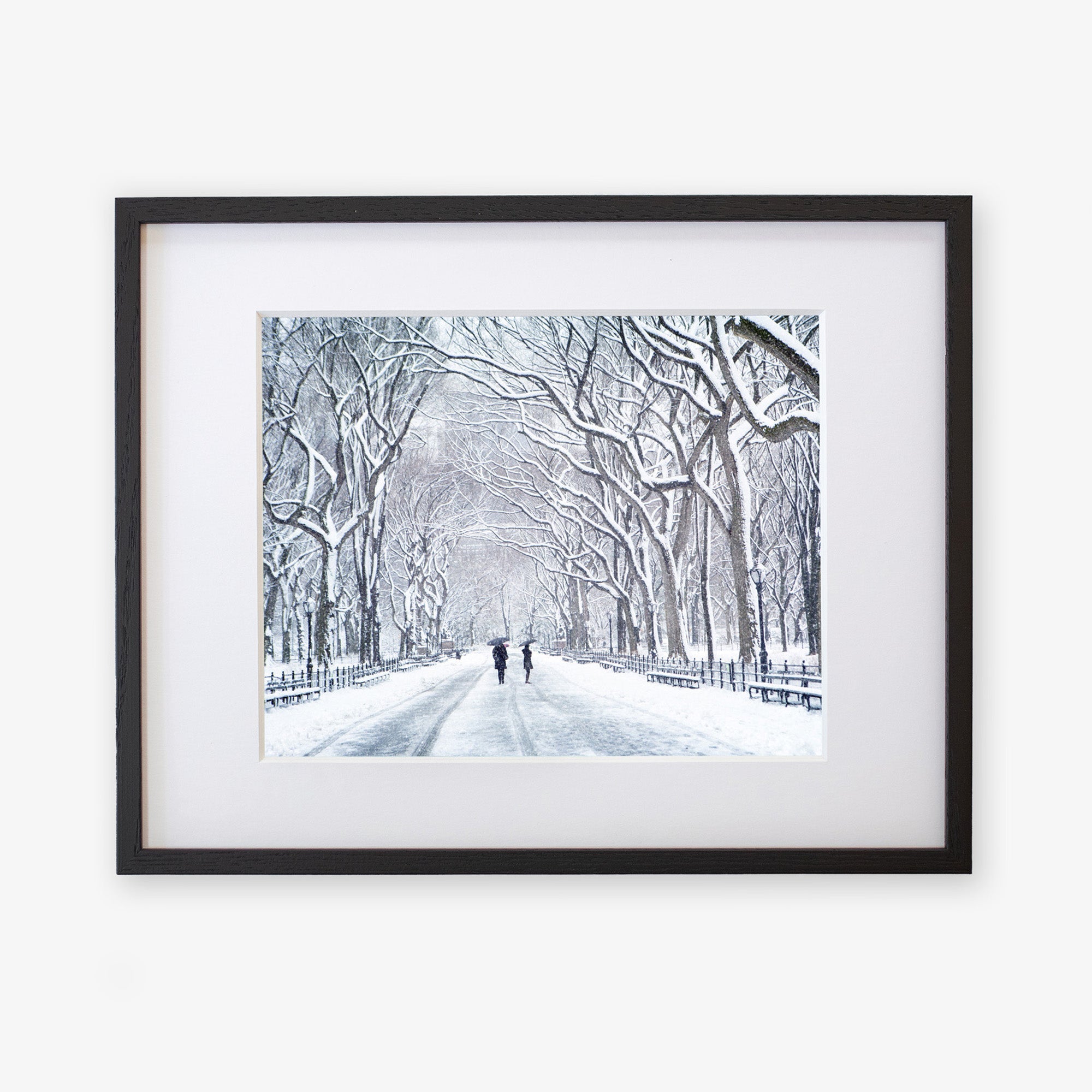 Black oak frame without matting