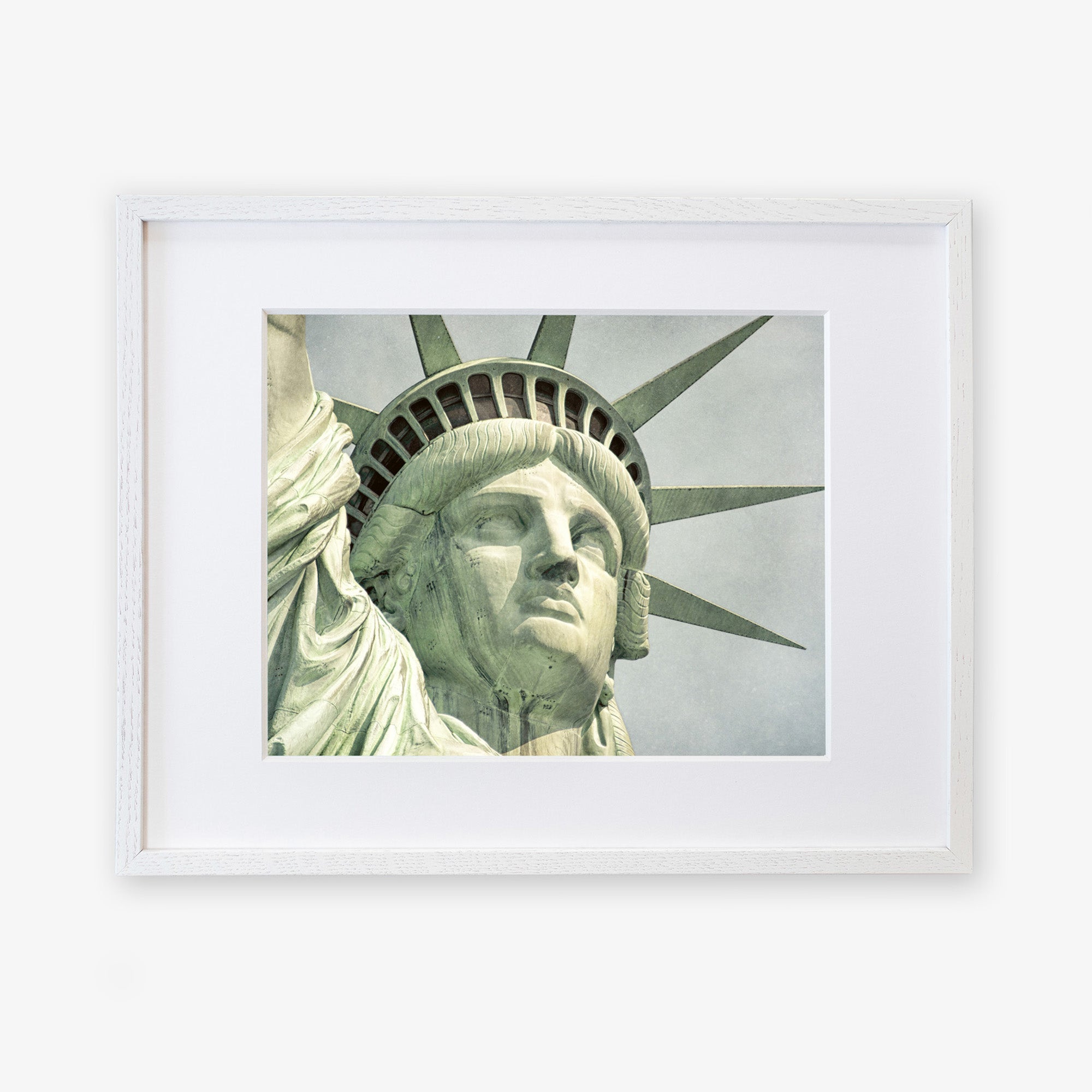 White oak frame without matting