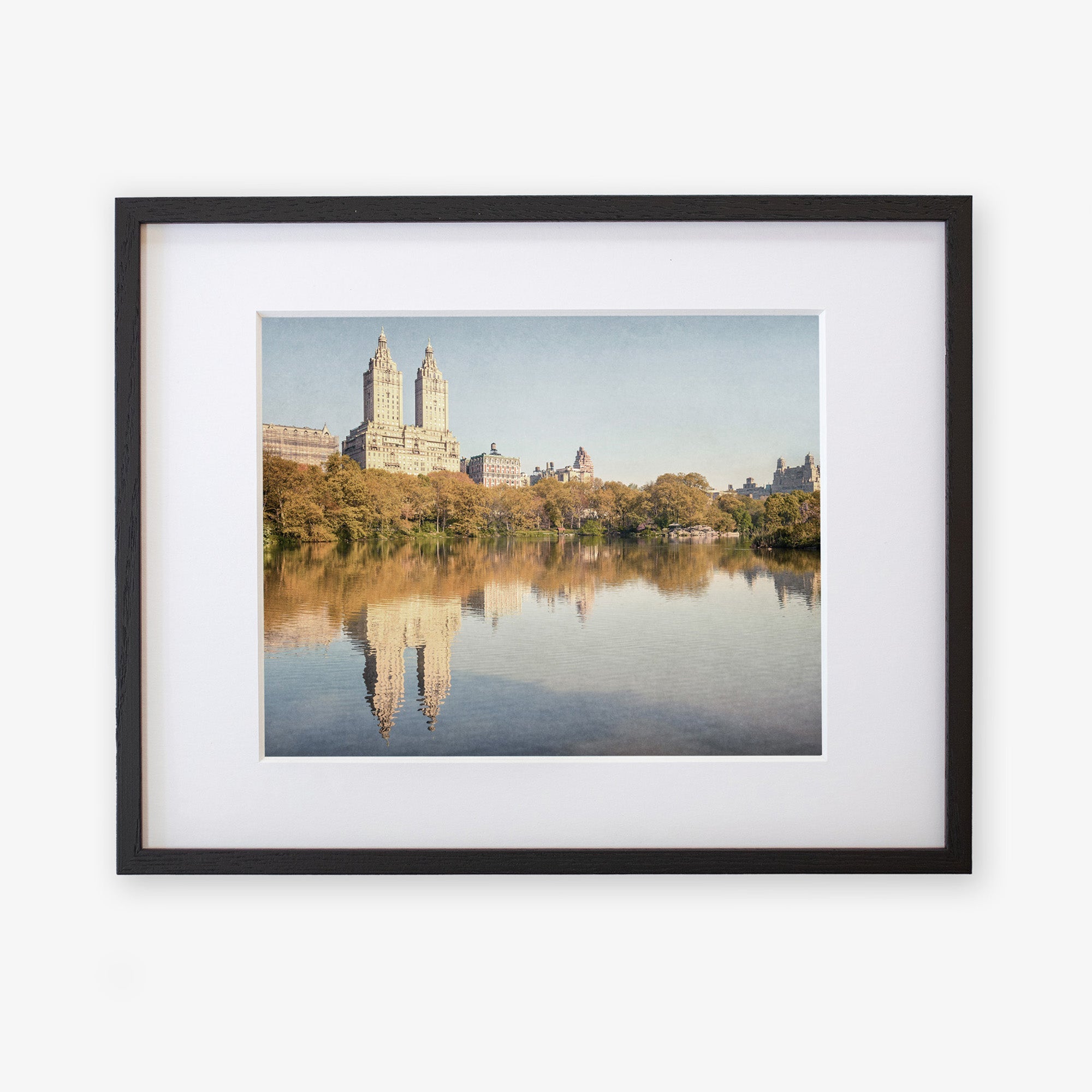 Black oak frame without matting