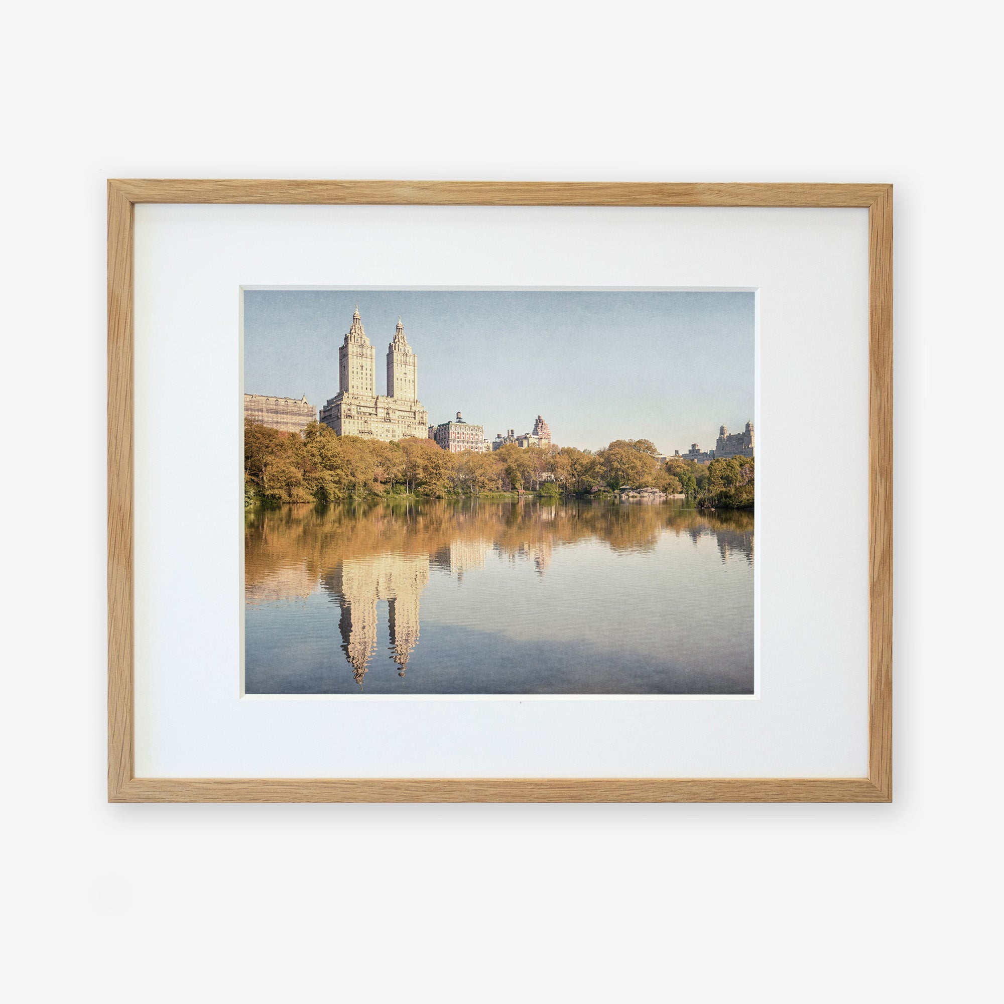 Natural oak frame without matting