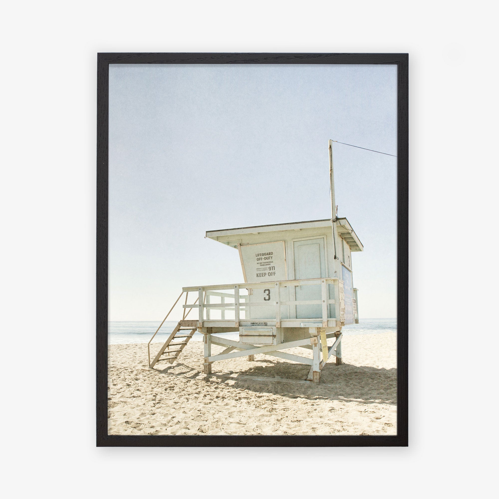 Black oak frame without matting