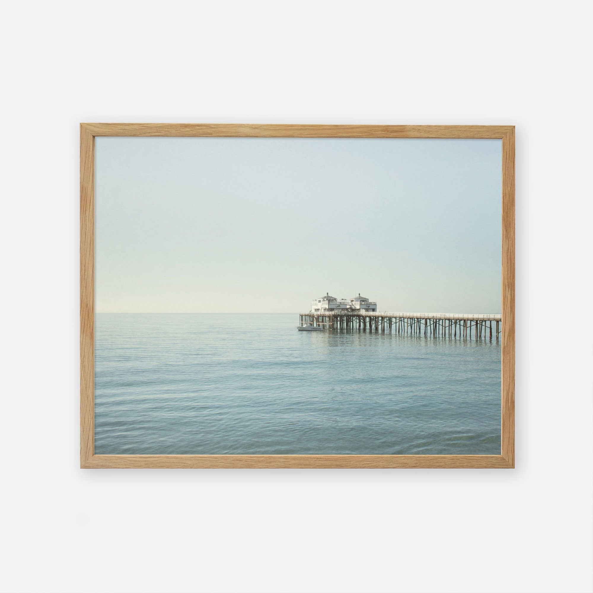 Natural oak frame without matting