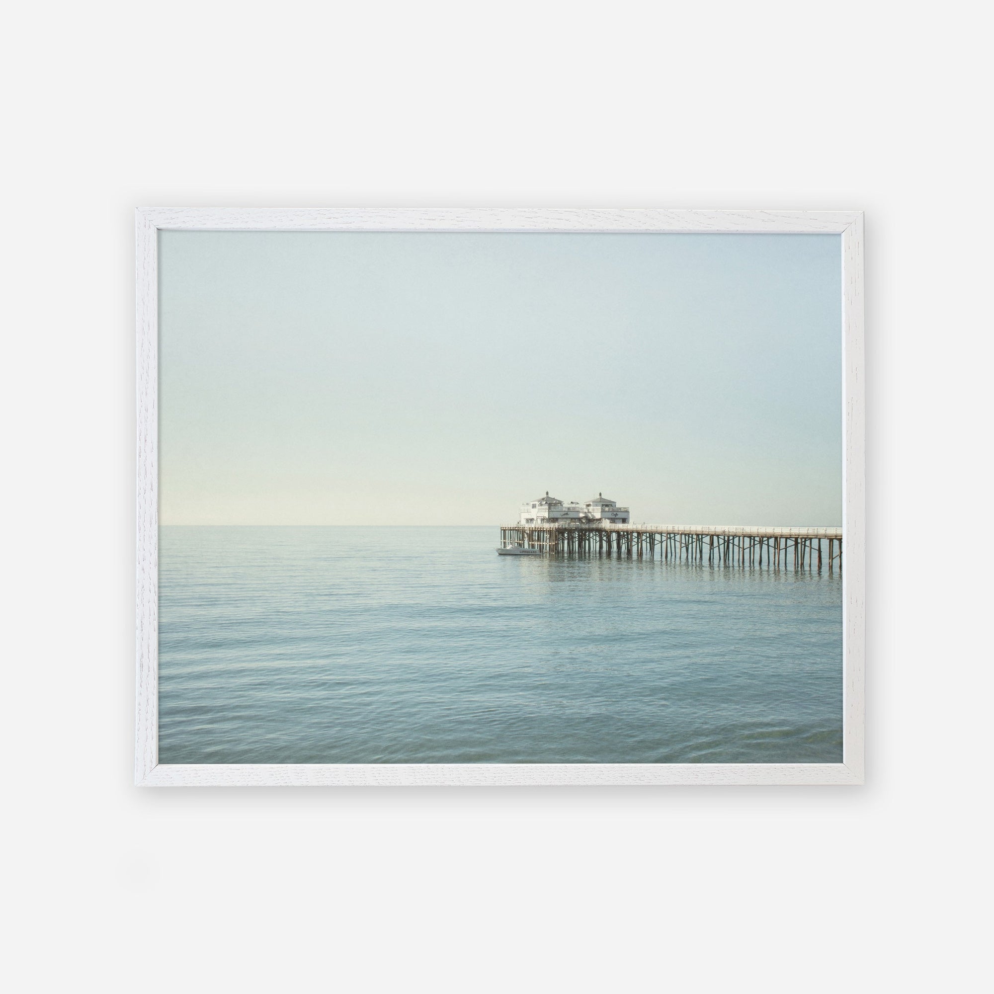 White oak frame without matting