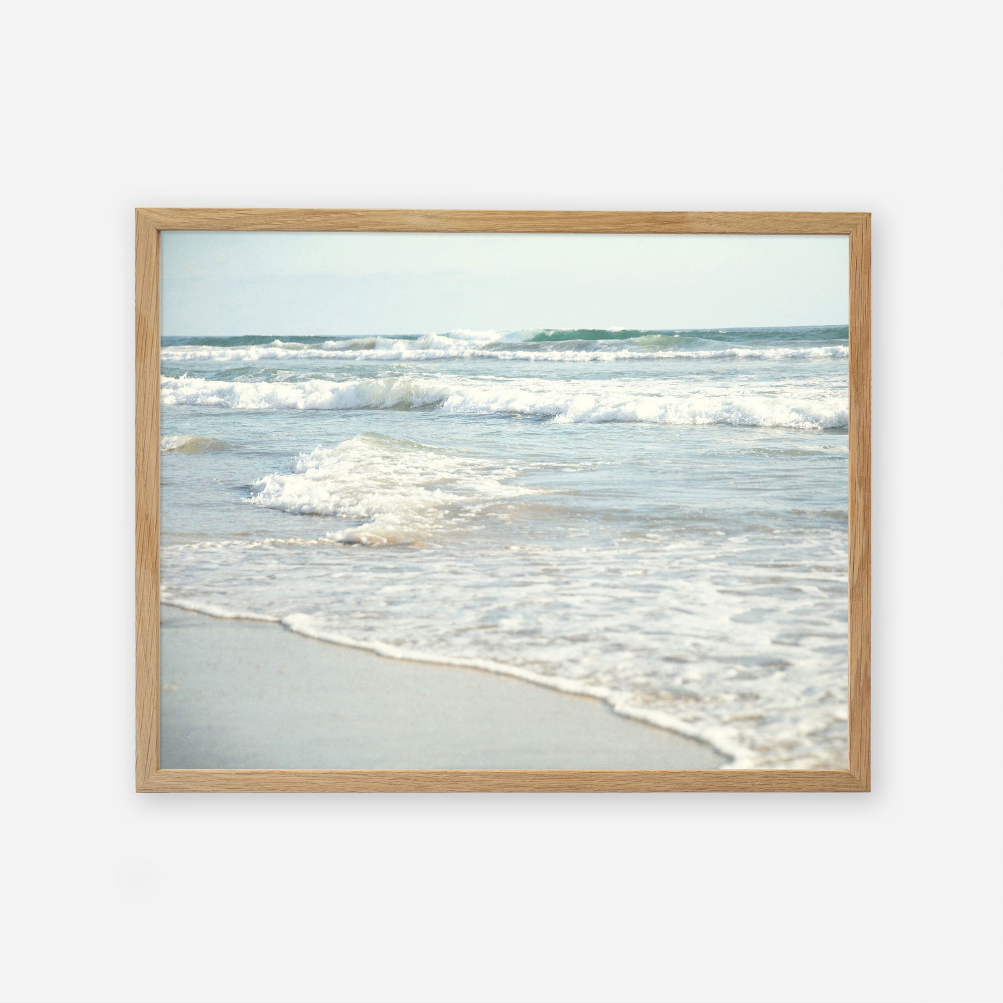 Natural oak frame without matting