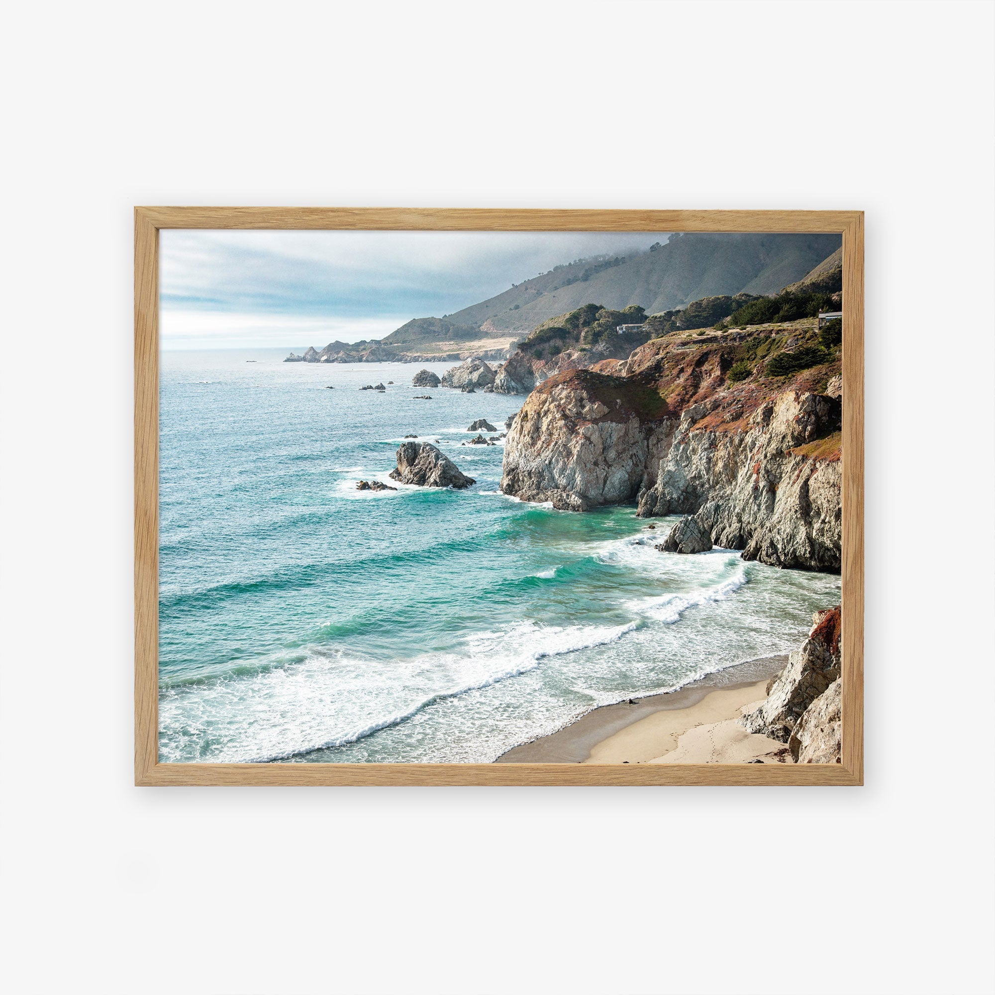 Natural oak frame without matting