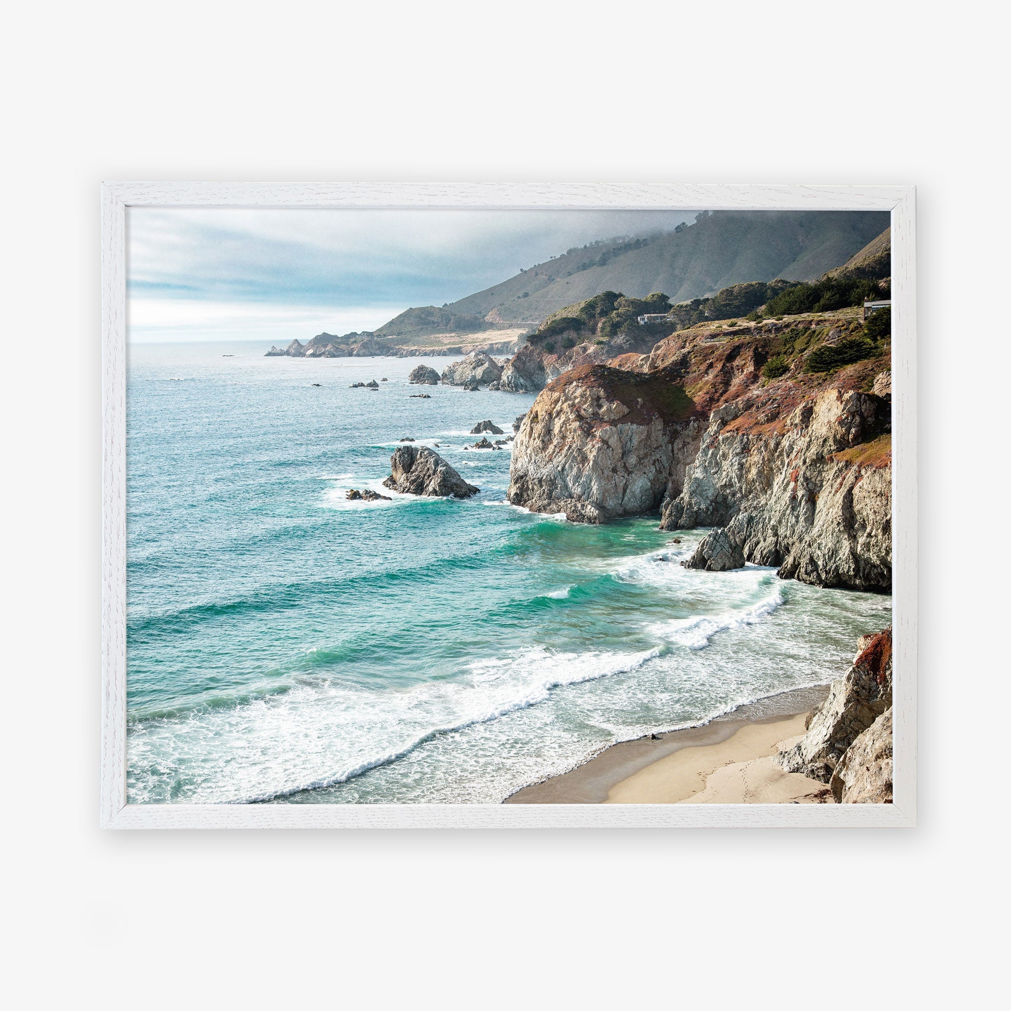 White oak frame without matting