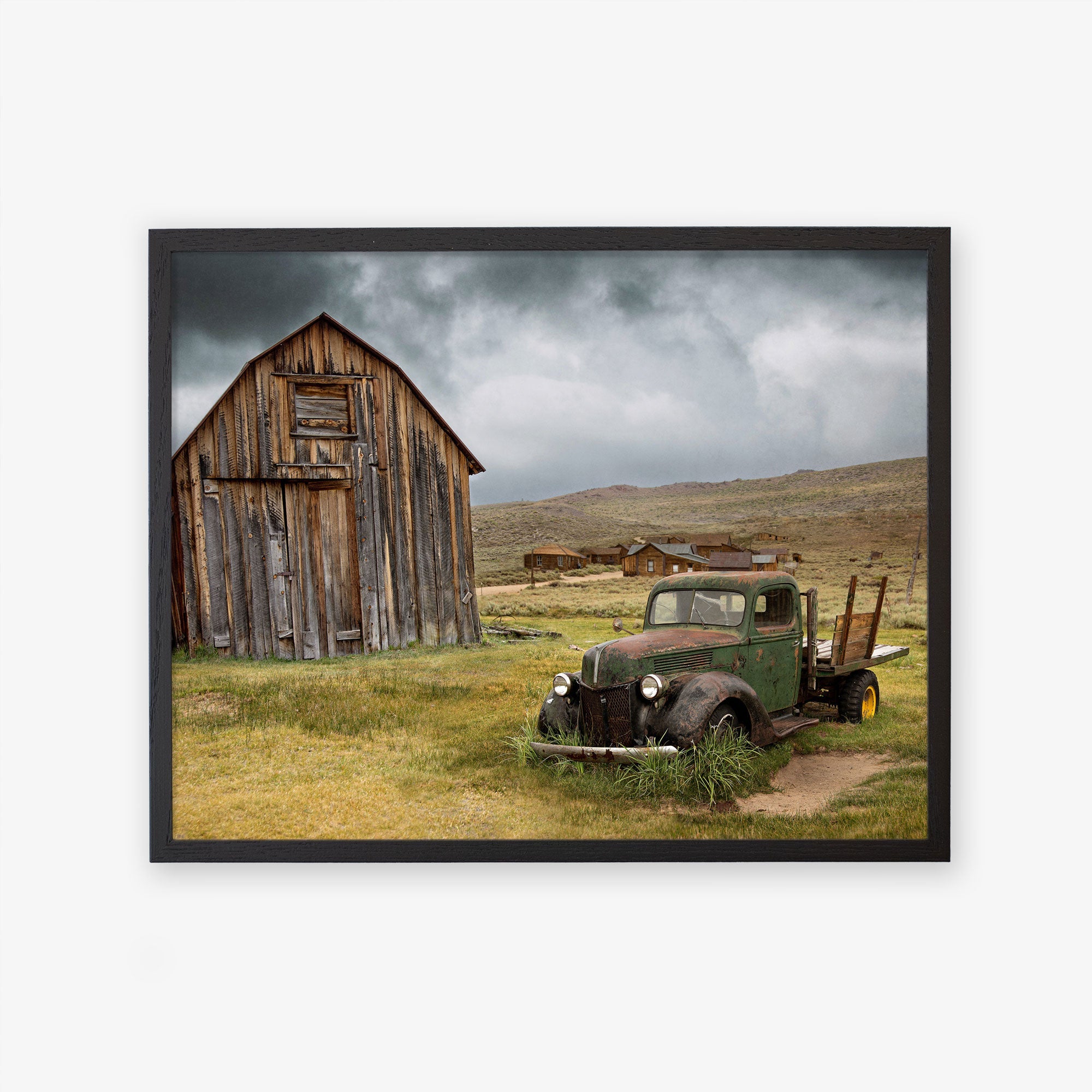 Black oak frame without matting