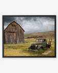 Black oak frame without matting