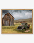 Natural oak frame without matting