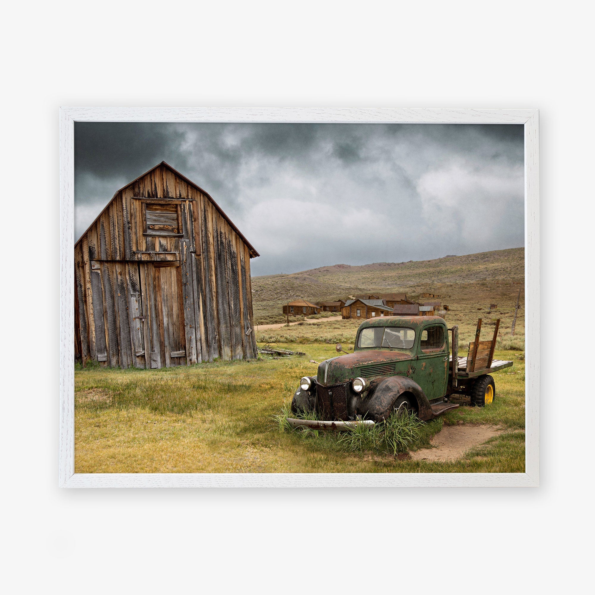 White oak frame without matting