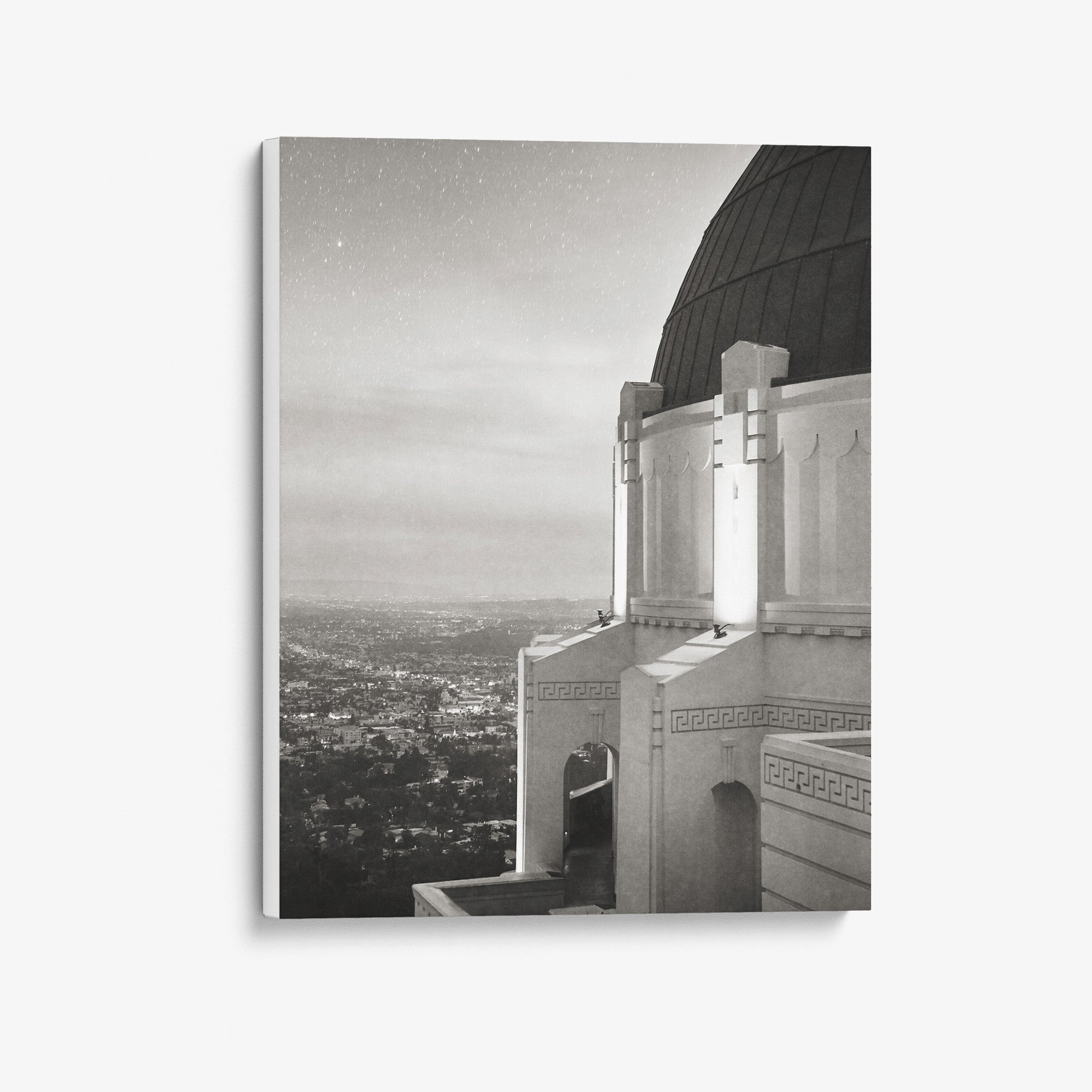 Griffith Observatory Los Angeles Black and White Photographic Wall Art &#39;Griffith Overlook&#39;