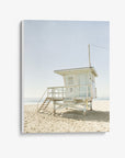 Malibu Beach Lifeguard Tower Canvas Print 'Surfrider Lifeguard'