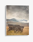 Rustic Farmhouse Canvas Wall Art, 'Old Wagon'