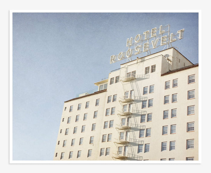 Retro Hollywood Print, 'Night in Tinseltown'