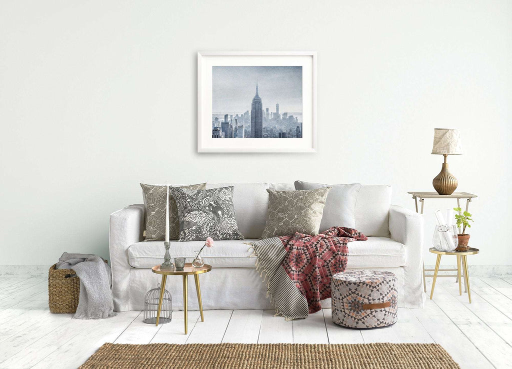 New York City Print, 'Winter Metropolis'