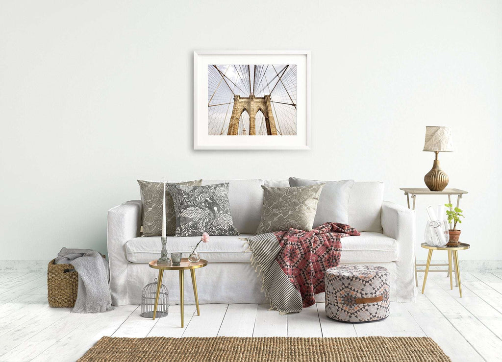 New York City Print, 'Brooklyn Wires'