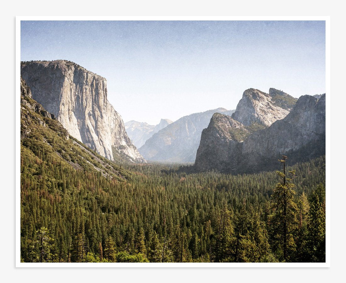 Northern California Print, &#39;Yosemite Valley&#39;