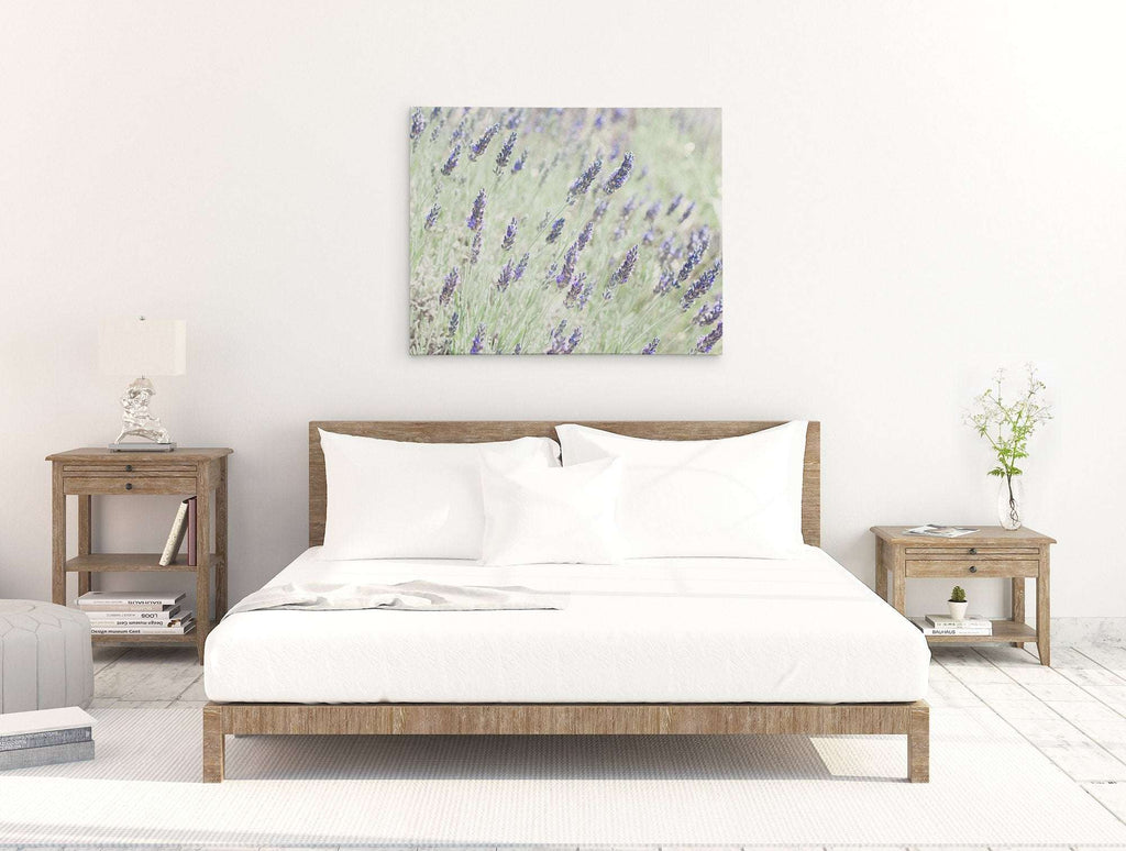Floral Purple Canvas Wall Art, 'Lavender for LaLa'