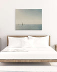 Moody Nautical Seascape Canvas, 'Sail Boats Approaching'