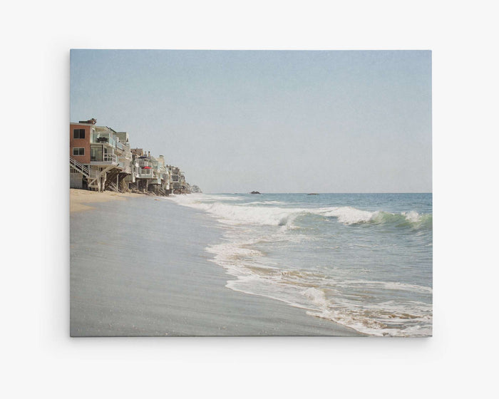 Malibu Beach House Canvas Wall Art, 'Ocean View'
