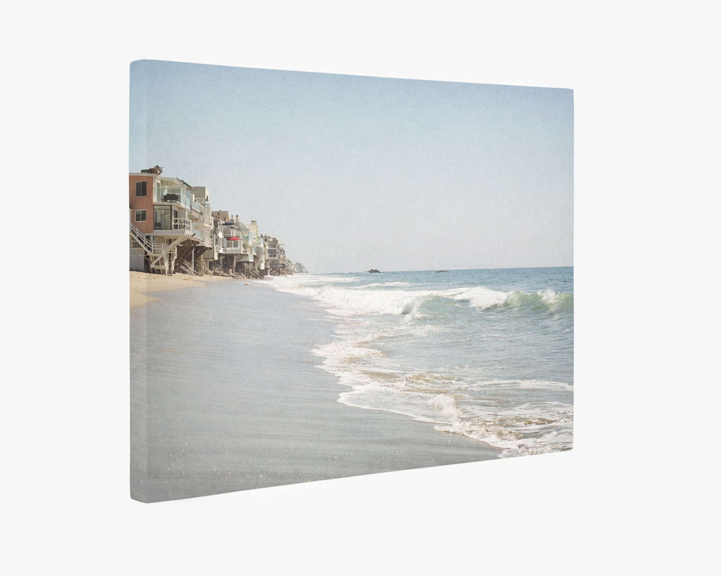 Malibu Beach House Canvas Wall Art, 'Ocean View'