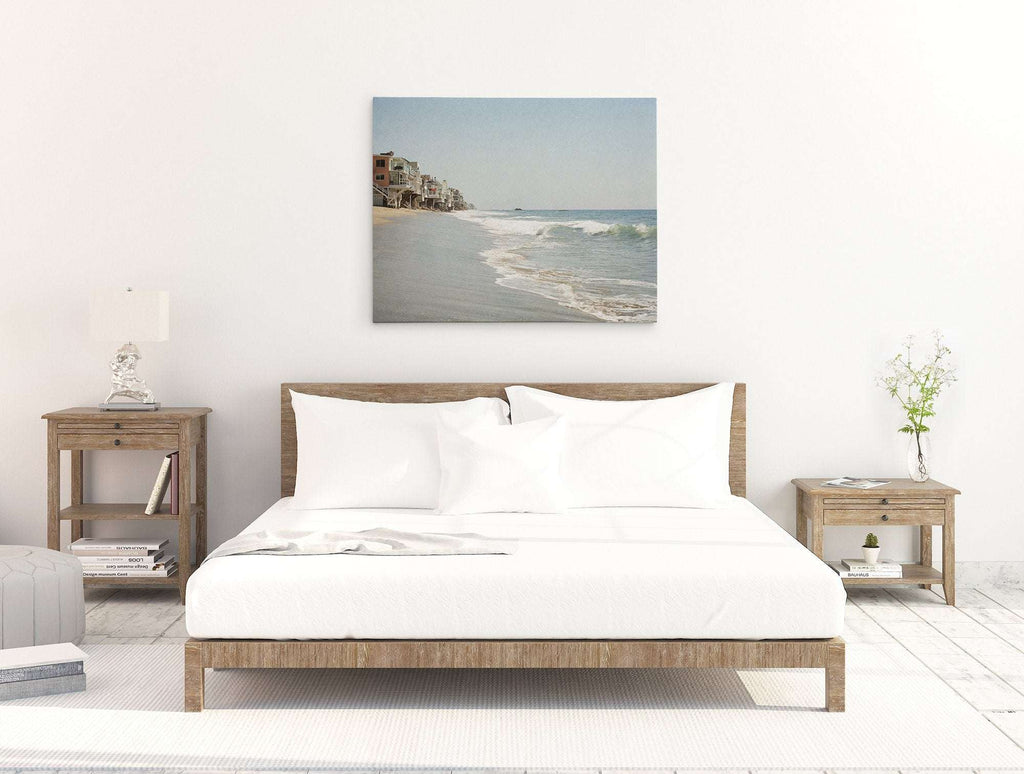 Malibu Beach House Canvas Wall Art, 'Ocean View'