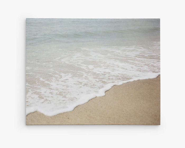 Beach Waves Canvas Wall Art, 'Chasing Surf'