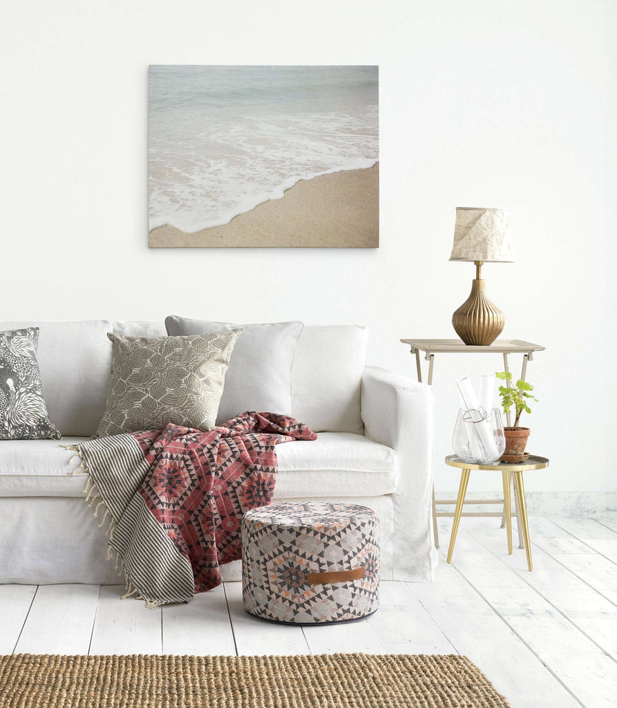 Beach Waves Canvas Wall Art, 'Chasing Surf'