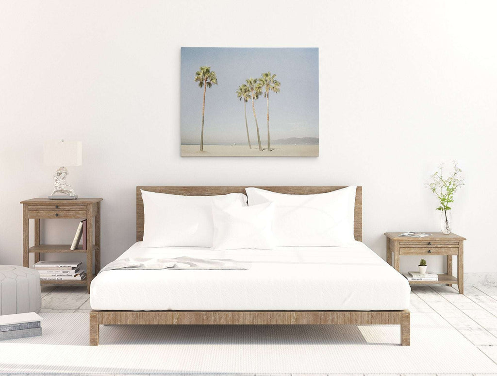 California Venice Beach Canvas Wall Art, 'Boardwalk Palms'