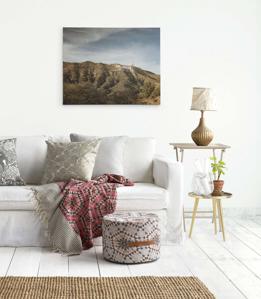 Hollywood Sign Canvas Wall Art, 'Hollywood'