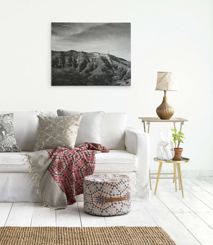 Hollywood Sign Black and White Vintage Wall Art, 'Old Hollywood'