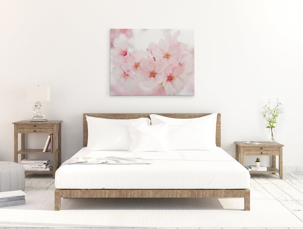Pink Flower Canvas Wall Art, 'Cherry Blossom'